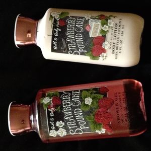 Strawberry pound cake Shower gel & body location